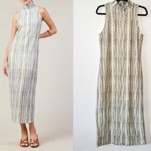 New with tag Skies are Blue Los Angeles mock neck dress